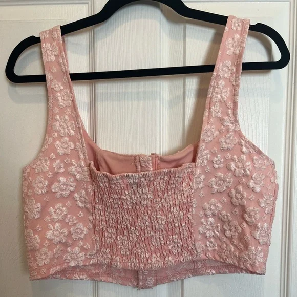 NWOT Wild Fable Floral Corset Top - Picture 3 of 6
